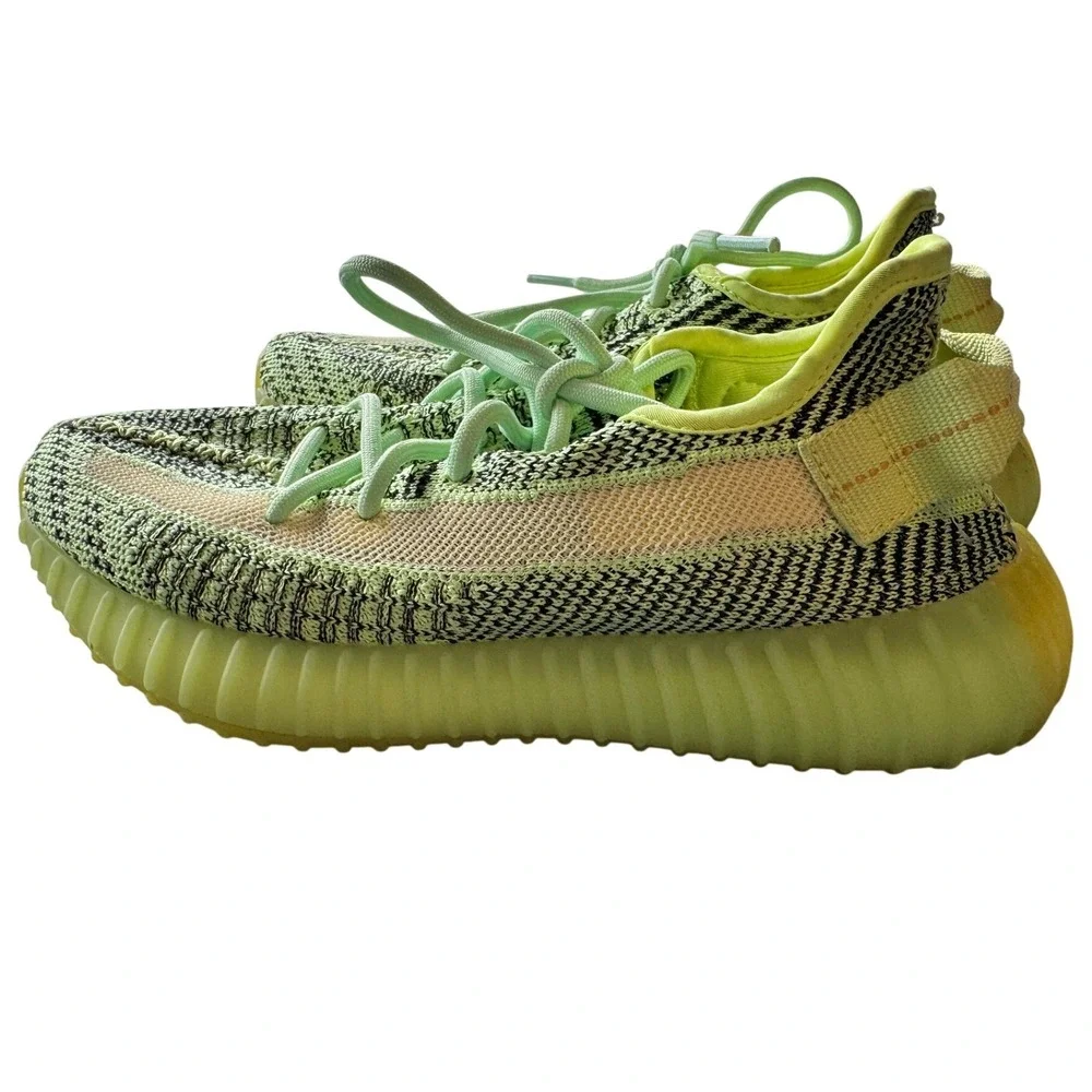 Adidas Yeezy Boost 350 V2 Yeezreel Non-Reflective Neon Green FX4130 Mens 5.5